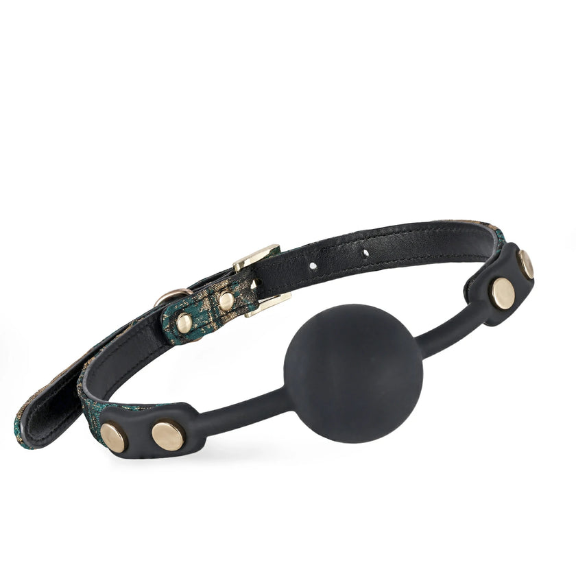 Ball Gag-Eclipsing-Soft Silicone In Midnight