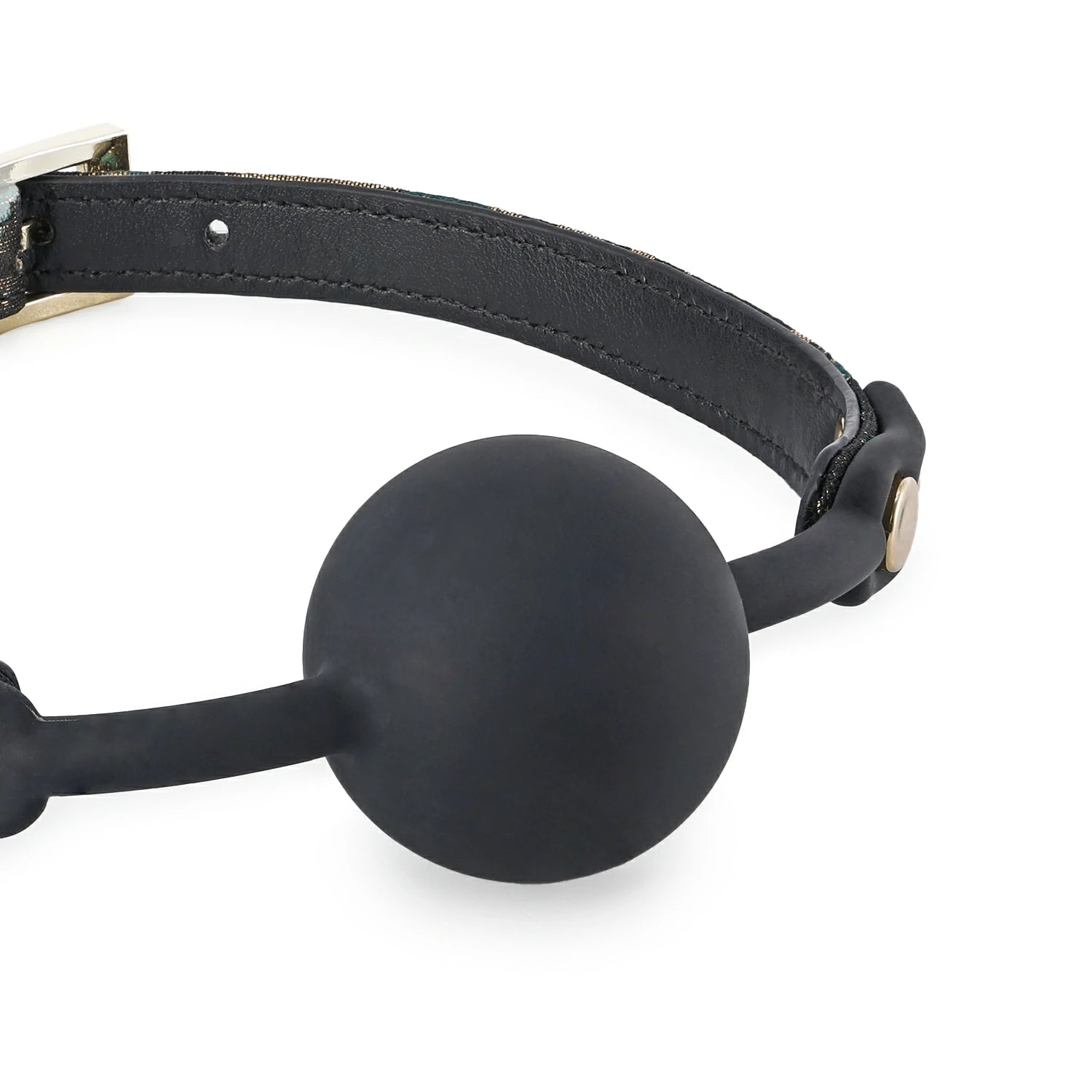 Ball Gag-Eclipsing-Soft Silicone In Midnight