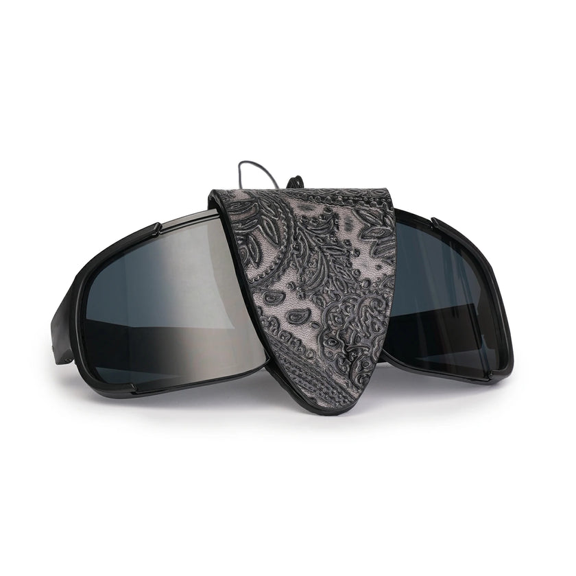 「Eye Clamp」Handmade Color-changing Leather Eyewear Clip