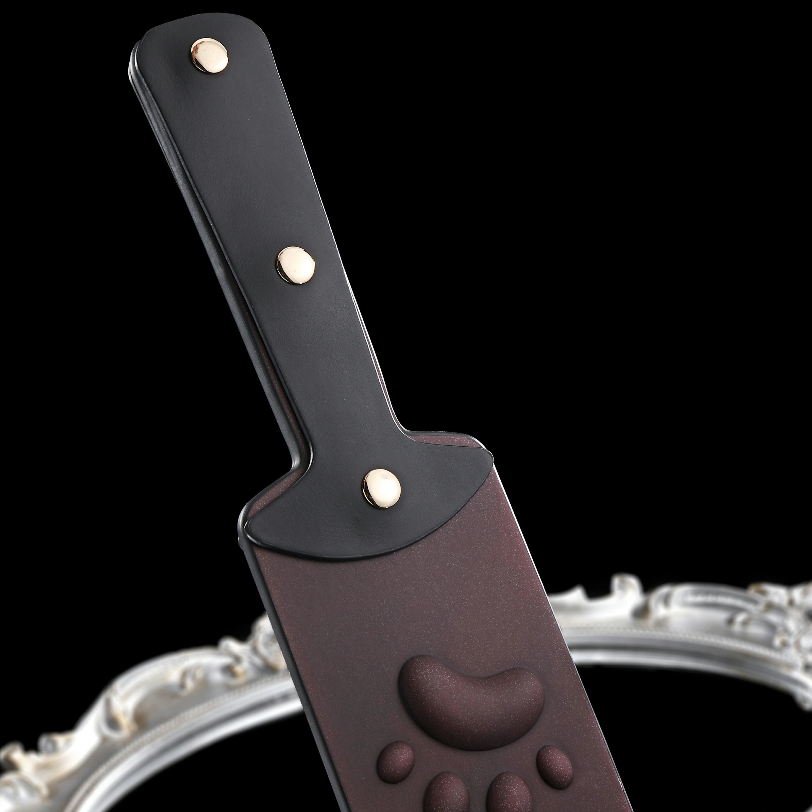 「Holy Seal」Handmade Color-changing Leather Spanking Paddle