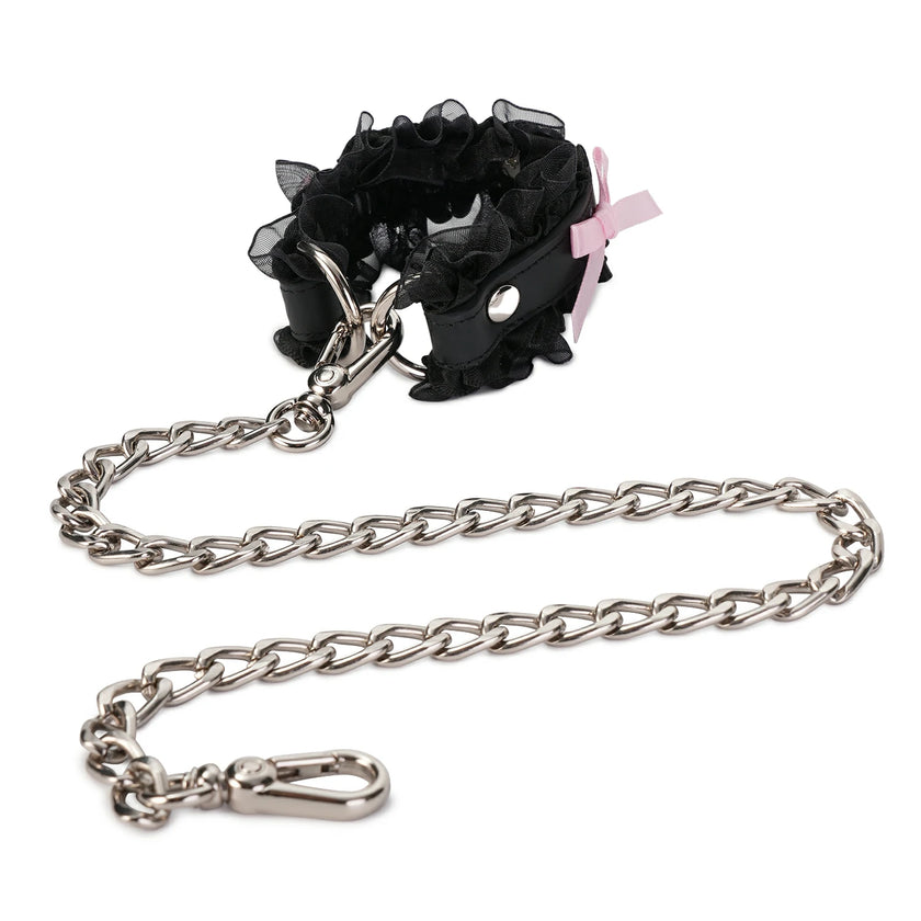 Lilith bracelet-Pink Bows & Silver Bell