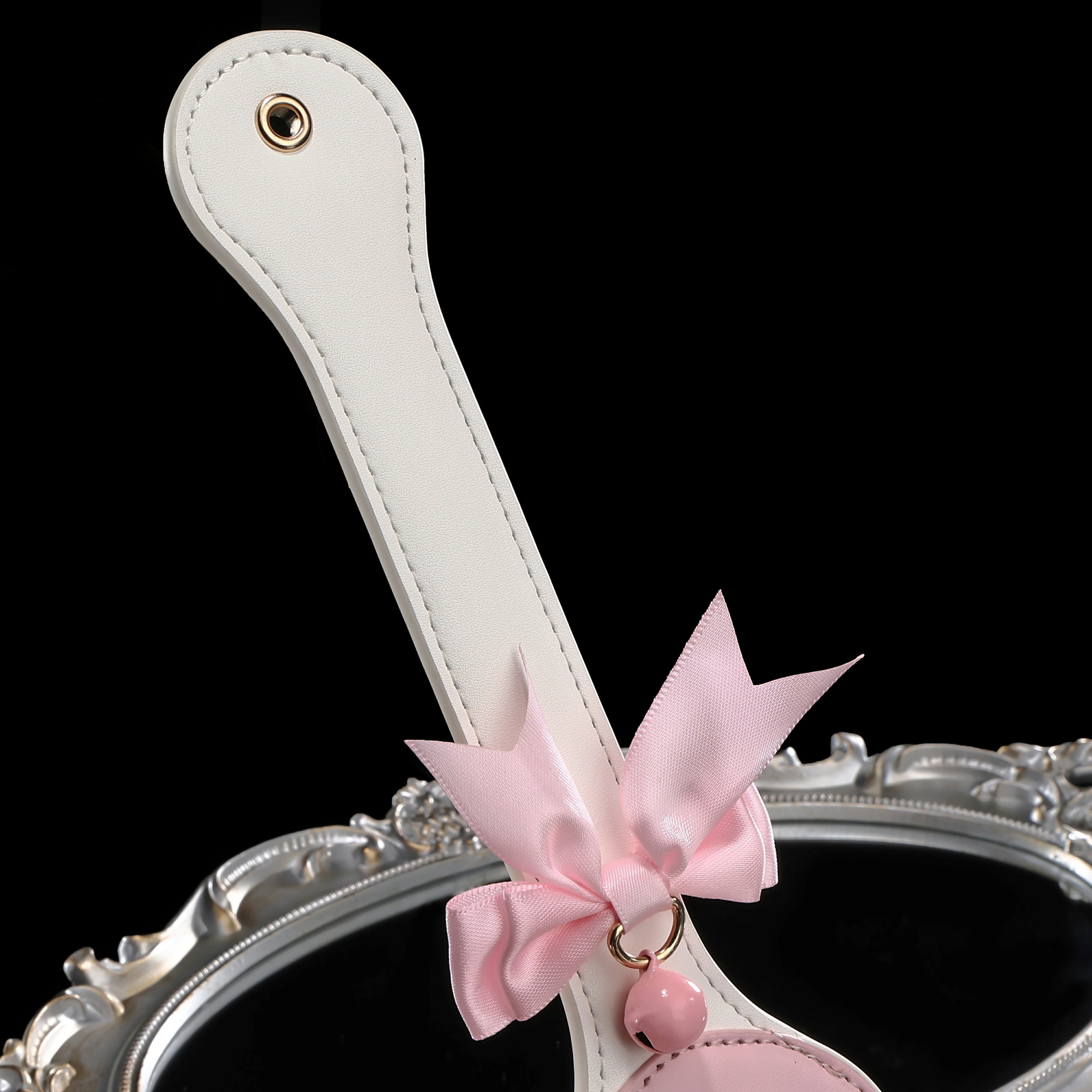 「Magic Girl」Handmade Leather Fluffy Spanking Paddle