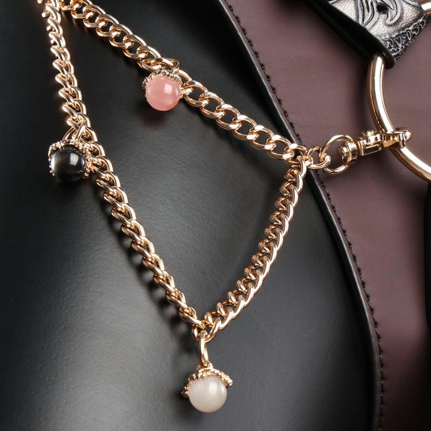 「Night flame」Handmade Embossed Leather Strap-on