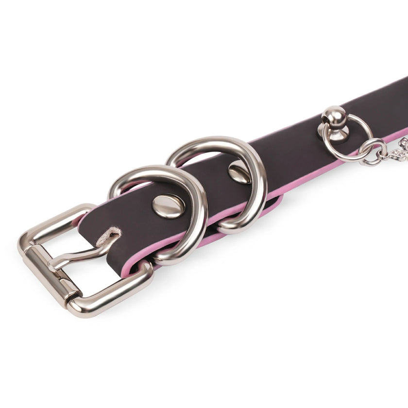 「Sweetheart Devil」Handmade Color-changing Leather Choker