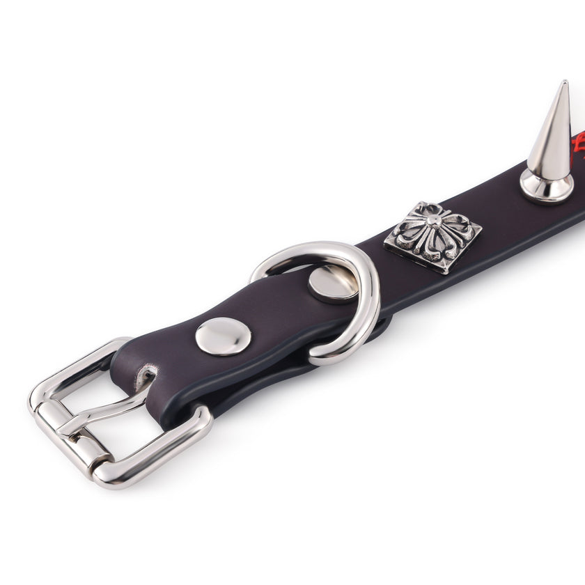 「Evil Eyes」Handmade Color-changing Leather Choker