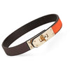 Glimmer-Heat Reactive Leather Choker
