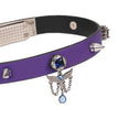 「Purple Angel Wings」Handmade Color-changing Leather Choker