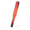QIYE_Leather_Blaming_Words_Paddle_Heat_Reactive: Handmade BDSM paddle with color - changing, heat - reactive leather. Boasts a heavy - duty design, blending artisanal craftsmanship for kink play.