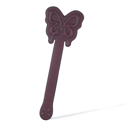 「Butterfly Shoot」Leather Color Changing Spanking Paddle Handmade: Handmade BDSM butterfly paddle with heat - reactive, color - changing leather. Features a bold embossed butterfly silhouette, blending artisanal design for kink play.