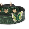 Delicate-Cantaloupe Pattern Embossed Leather Cuffs
