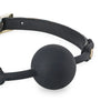 Ball Gag-Eclipsing-Soft Silicone In Midnight