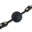 Ball Gag-Eclipsing-Soft Silicone In Midnight