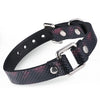 Enola-Serpentine Embossed Leather Choker