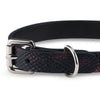 Enola-Serpentine Embossed Leather Choker