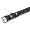 Enola-Serpentine Embossed Leather Choker