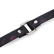 Enola-Serpentine Embossed Leather Choker