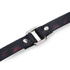 Enola-Serpentine Embossed Leather Choker