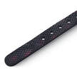 Enola-Serpentine Embossed Leather Choker