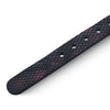Enola-Serpentine Embossed Leather Choker