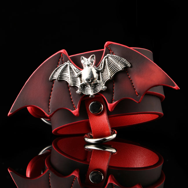 「Midnight Wings」Handmade Color-changing Leather Goth Full Set