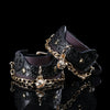 「Shokra」Handmade Color-changing Embossed Leather BDSM Full Set