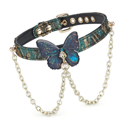 Glazerflies-Peacock Green&Golden Butterfly