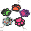 「Kitty Paw」Handmade Color-changing Leather Keychain