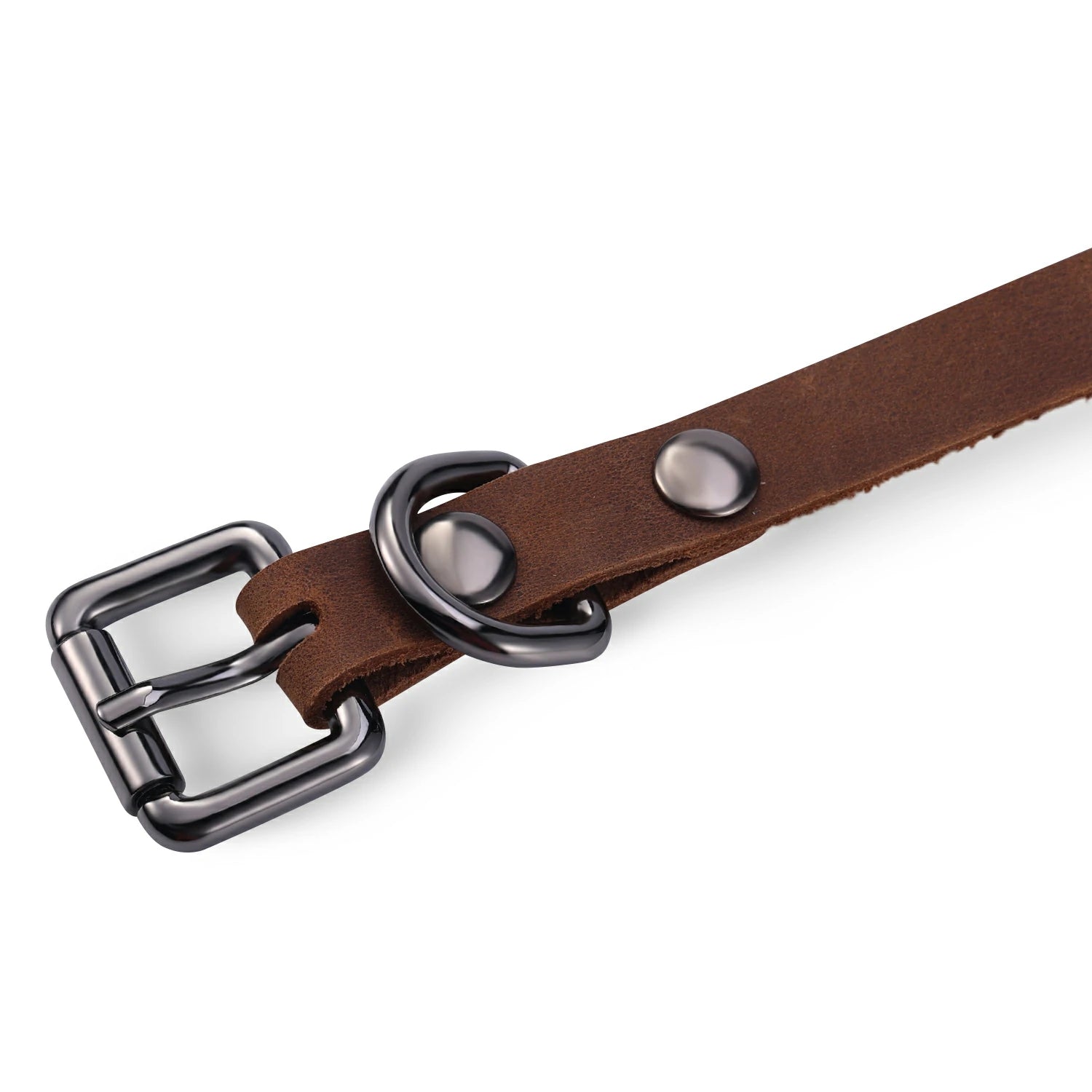 「Knight」Handmade Top Grain Leather Choker