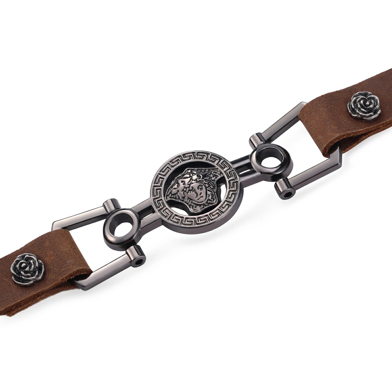 「Knight」Handmade Top Grain Leather Choker