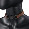 「Knight」Handmade Top Grain Leather Choker