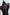 QIYE_Leather_Lagyeta_Harness_Banner: Back - view display of the harness on a mannequin, featuring intricate black leather patterns and metallic rings.