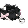 Lilith bracelet-Pink Bows & Silver Bell
