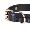 「Oriole」Handmade Embossed Leather Choker