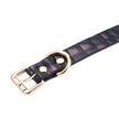 「Oriole」Handmade Embossed Leather Choker