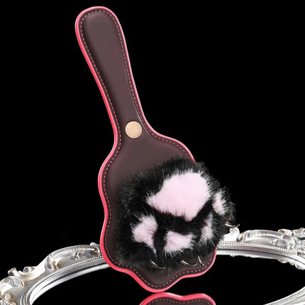 「Bear Claw」Handmade Color-changing Leather BDSM Spanking Paddle