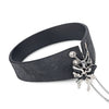 Roxey-Leather Choker With Butterfly