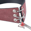 Roxey-Leather Choker With Butterfly