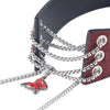 Roxey-Leather Choker With Butterfly