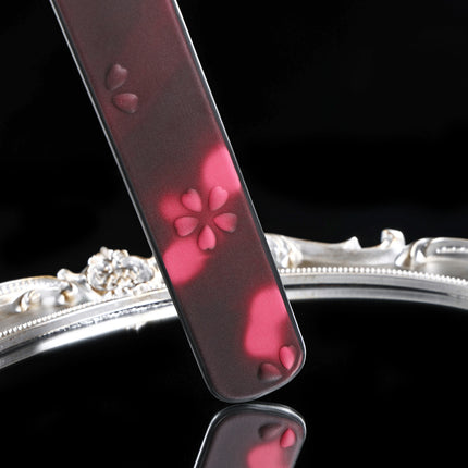 「Cherry Blossom」Handmade Color-changing Embossed Leather Spanking Paddle