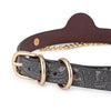 Shokra-Heat Reactive Leather Choker With Bell