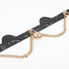 Shokra-Heat Reactive Leather Choker With Bell