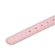 Sweet Angel-Pink Leather Collar With Angel Wings&Bells