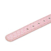 Sweet Angel-Pink Leather Collar With Angel Wings&Bells