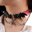 「Sweetheart Devil」Handmade Color-changing Leather Choker
