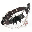 「Sweetheart Devil」Handmade Color-changing Leather Choker