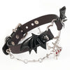 「Sweetheart Devil」Handmade Color-changing Leather Choker