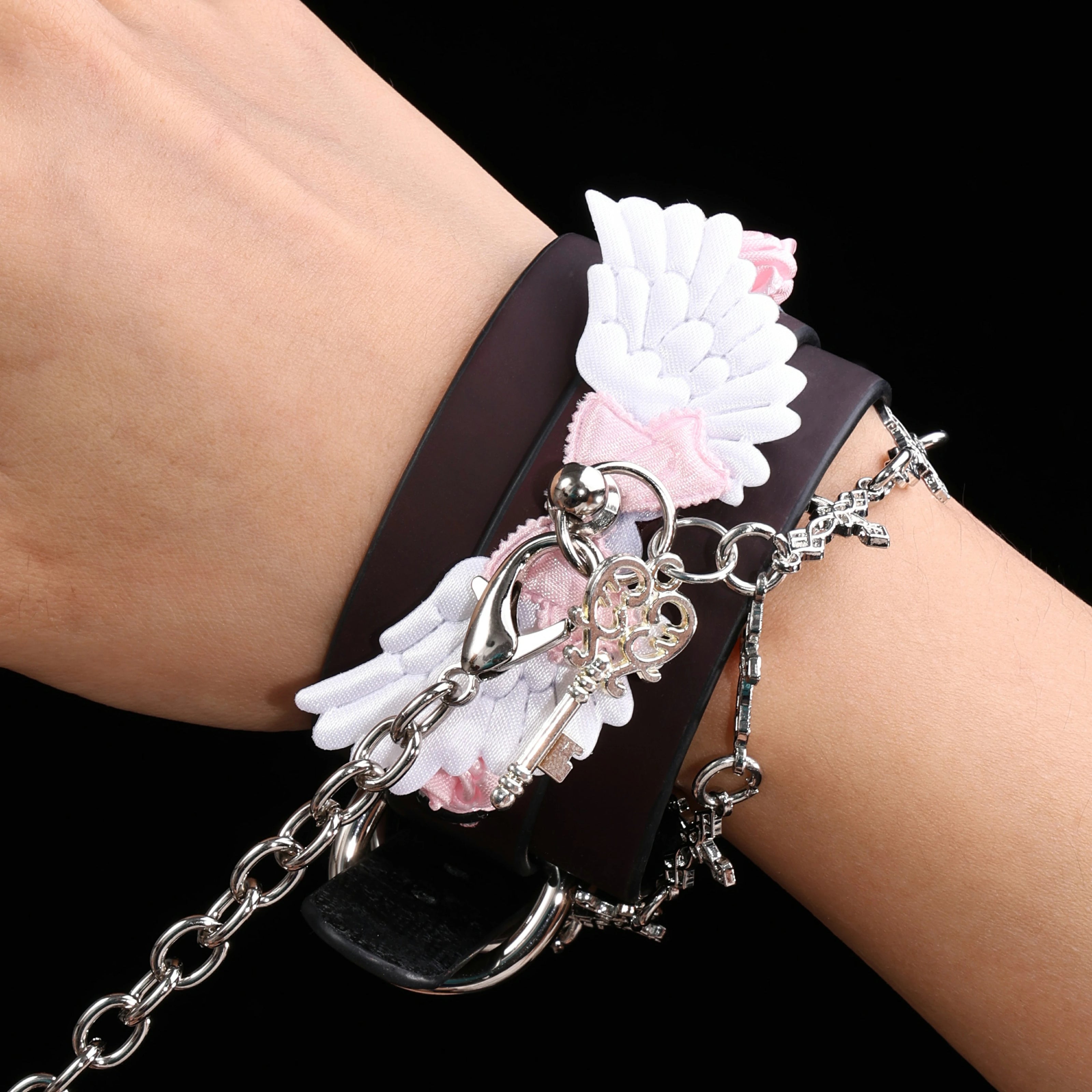 「Twin Contract」Handmade Color-changing Leather Cuffs