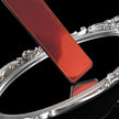 「Rouge」Color-Changing BDSM Leather Spanking Paddle, Handmade