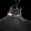 「Tear Of Ames」Handmade Embossed Leather Choker