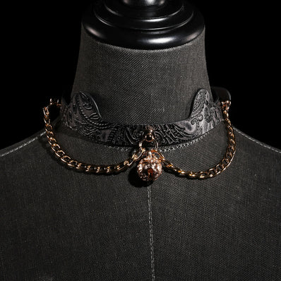 「Shokra」Handmade Color-changing Leather Choker